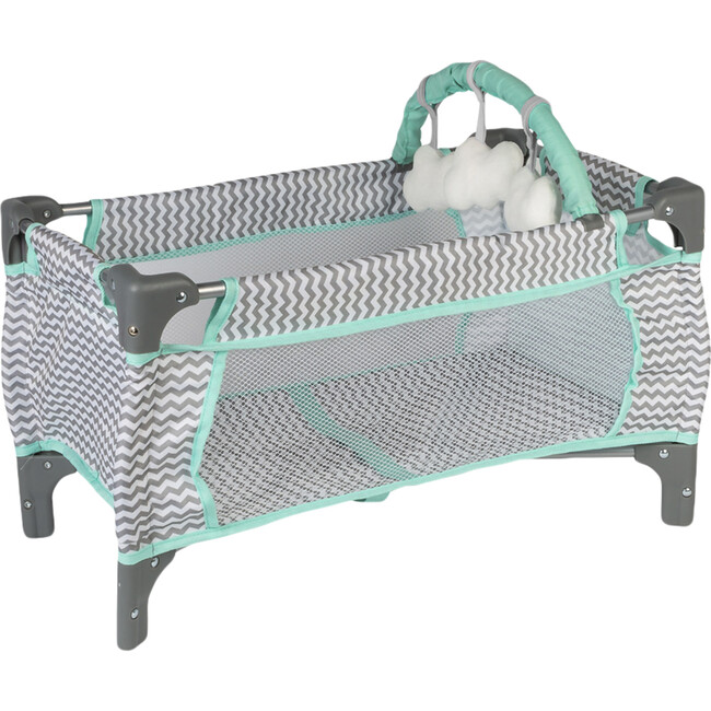 Baby Doll Deluxe Pack-N-Play & Changing Table Set - Zig Zag - Doll Accessories - 1