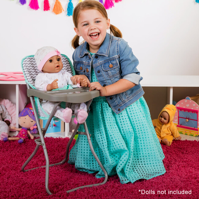 Baby Doll High Chair - Zig Zag - Doll Accessories - 3