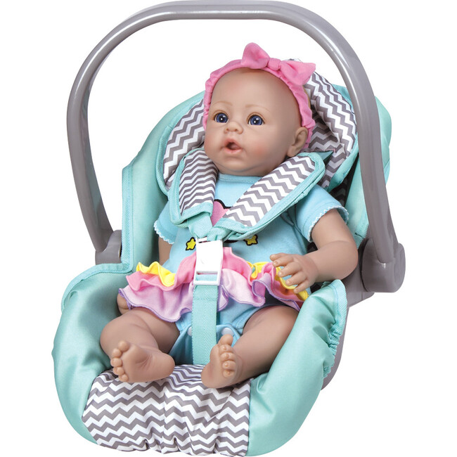 Baby Doll Car Seat Carrier - Zig Zag - Doll Accessories - 2