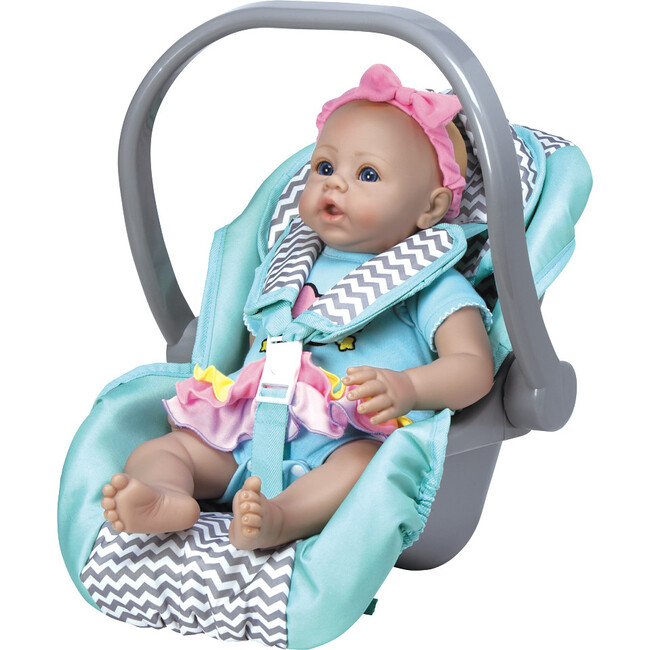 Baby Doll Car Seat Carrier - Zig Zag - Doll Accessories - 3