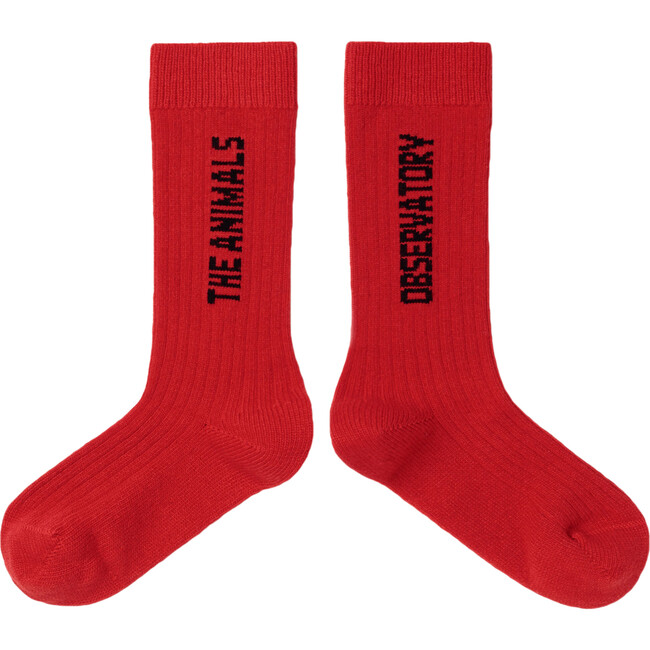 Worm Socks, Red