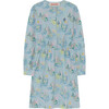 Weasel Dress, Soft Blue Boats - Dresses - 1 - thumbnail