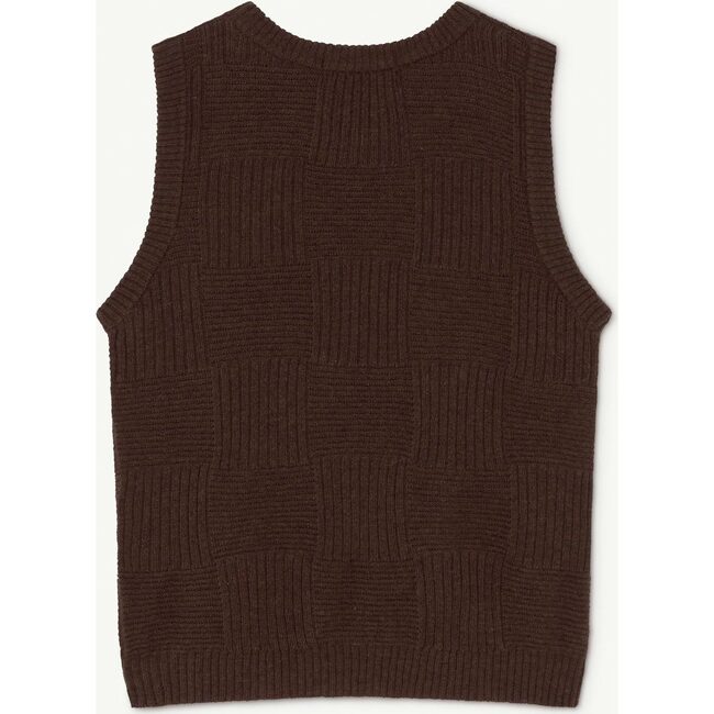 Bat Vest, Brown Logo
