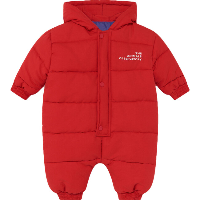 Bumblebee Baby Coat Jumpsuit, Red The Animals - Puffers & Down Jackets - 1