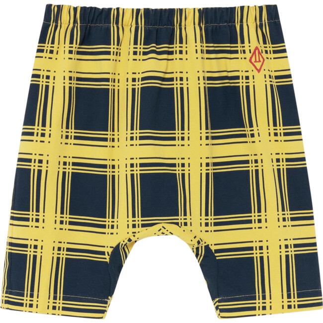 Elephant Baby Trousers, Yellow Squares