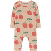Owl Baby Pajamas, Soft Pink Cherries - Onesies - 1 - thumbnail