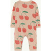 Owl Baby Pajamas, Soft Pink Cherries - Onesies - 2 - thumbnail