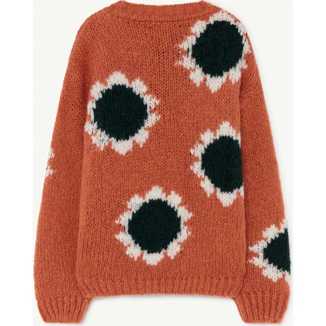 Flowers Bull Sweater, Orange Logo