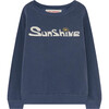 Bear Sweatshirt, Deep Blue Sunshine - Sweatshirts - 1 - thumbnail