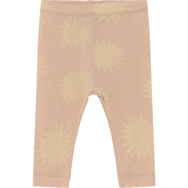 Penguin Baby Leggings, Soft Pink Suns - Leggings - 1