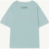 Rooster Oversize T-Shirt, Soft Blue Apollo - T-Shirts - 2