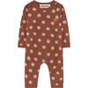 Owl Baby Pajamas, Brown Dots - Onesies - 1 - thumbnail