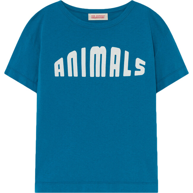 Rooster T-Shirt, Blue Animals