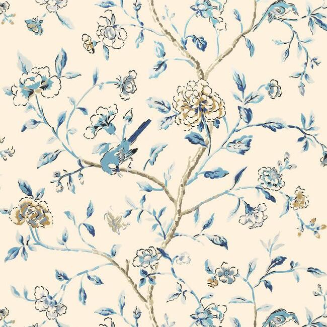 Annabelle Vine, Wallpaper, Porcelain - Wallpaper - 1