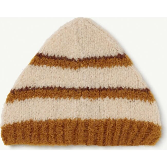 Stripes Pony Hat, Brown Logo