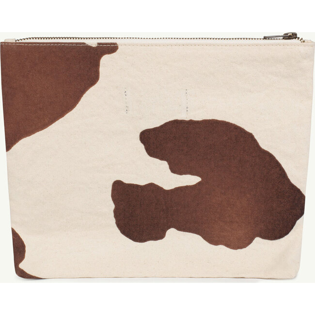 Pouch Onesize Bag, Raw White Cow