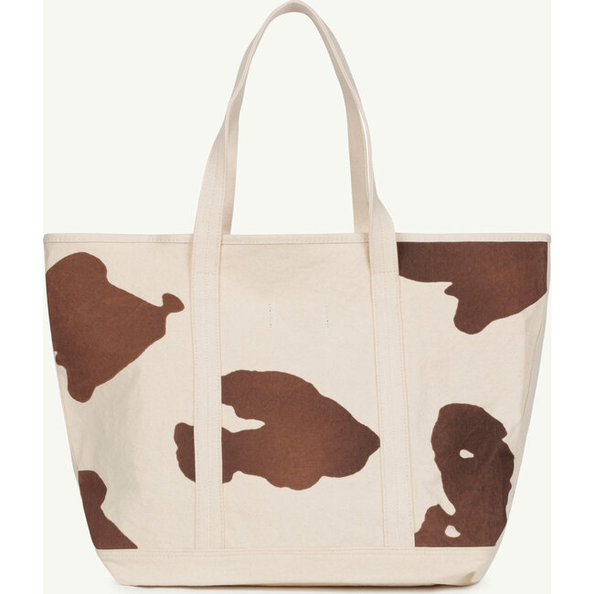 Tote Bag, Raw White Cow