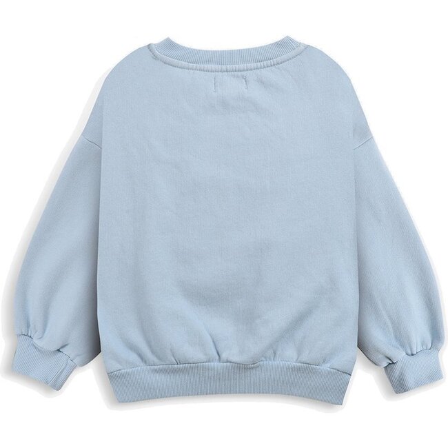 Tea Cup Sweater, Blue - Sweaters - 2