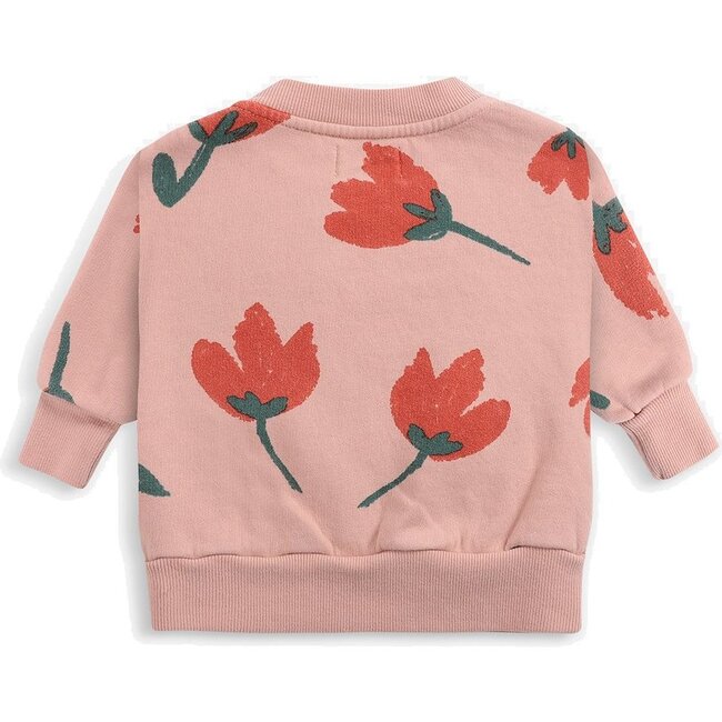Rose Sweater, Pink - Sweaters - 2