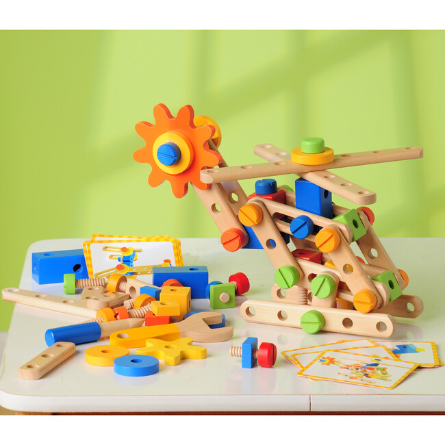 Wood Nut & Bolt Builder - Developmental Toys - 2