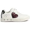 Skylin Hearts Sneakers, White - Sneakers - 1 - thumbnail