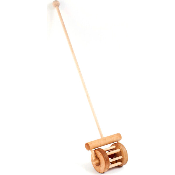 Wooden Rattle Push Toy - Friendly Toys Push & Pull | Maisonette
