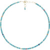 Women's Turquoise Beaded Necklace - Necklaces - 1 - thumbnail