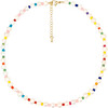 Women's Freshwater Baroque Pearl Rainbow Necklace - Necklaces - 1 - thumbnail