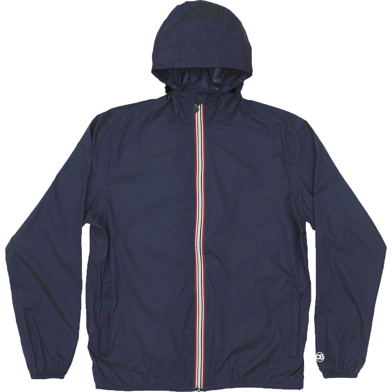 Women's Sloane Packable Rain Jacket, Navy - Raincoats - 1