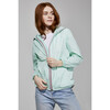 Women's Sloane Packable Rain Jacket, Mint - Raincoats - 2