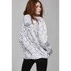 Women's Sloane Print Packable Rain Jacket, White Camo - Raincoats - 3