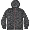 Women's Sloane Print Packable Rain Jacket, Black Camo - Raincoats - 1 - thumbnail