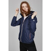 Women's Sloane Packable Rain Jacket, Navy - Raincoats - 2