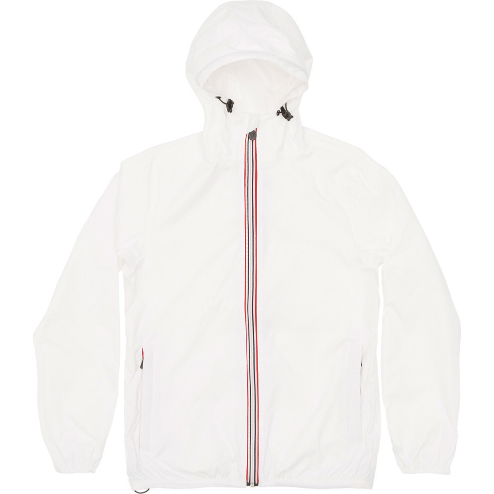 Sam Packable Rain Jacket, White - Raincoats - 1