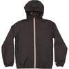 Sam Packable Rain Jacket, Black - Raincoats - 1 - thumbnail