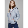 Women's Sloane Packable Rain Jacket, Celestial Blue - Raincoats - 3