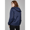 Women's Sloane Packable Rain Jacket, Navy - Raincoats - 3