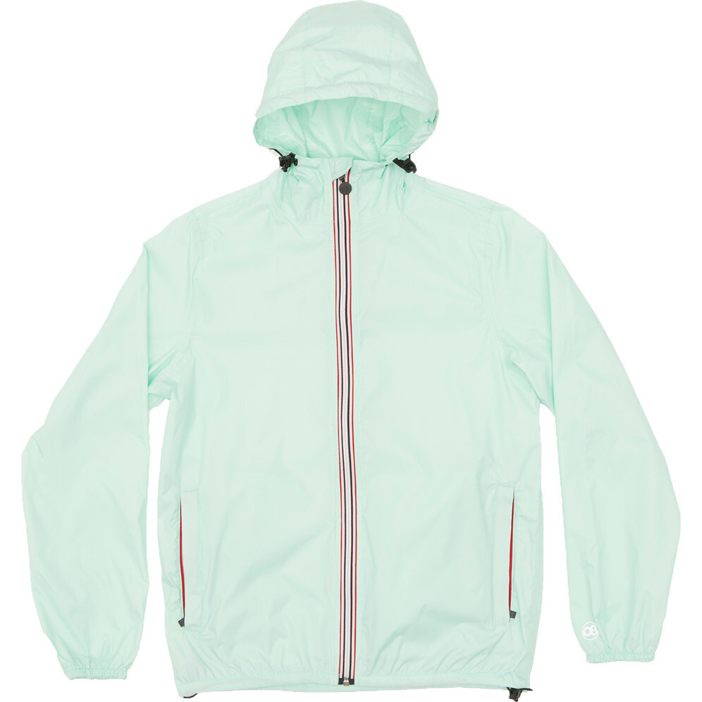 Sam Packable Rain Jacket, Mint - Raincoats - 1
