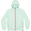 Sam Packable Rain Jacket, Mint - Raincoats - 1 - thumbnail