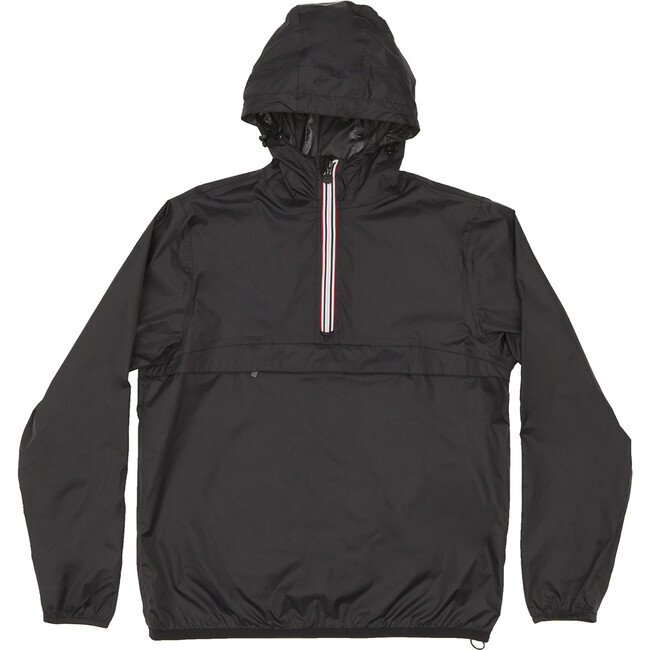 Adult Unisex Alex Packable Rain Jacket, Black