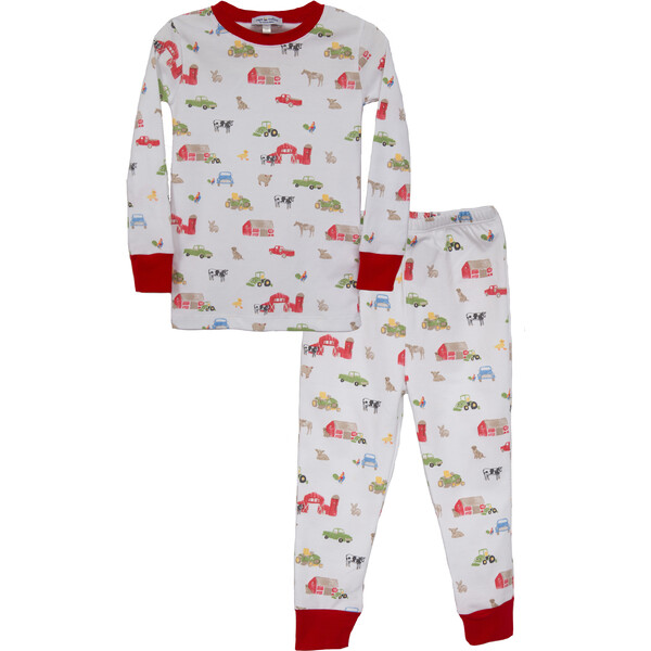 Farm Print Two Piece Pajama Set - Cape Cullen Sleepwear | Maisonette
