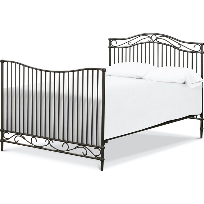 Noelle Full Size Bed Conversion Kit, Vintage Iron