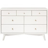 Palma 7-Drawer Double Dresser, Assembled, Warm White - Dressers - 1 - thumbnail