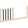 Toddler Bed Conversion Kit for Gelato Mini, Washed Natural/Black - Cribs - 1 - thumbnail