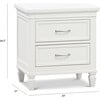 Darlington Nightstand, Warm White - Nightstands - 4