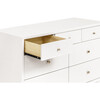 Palma 7-Drawer Double Dresser, Assembled, Warm White - Dressers - 4