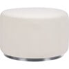 Tuba Gliding Ottoman, Performance Cream Eco-Weave - Ottomans - 1 - thumbnail