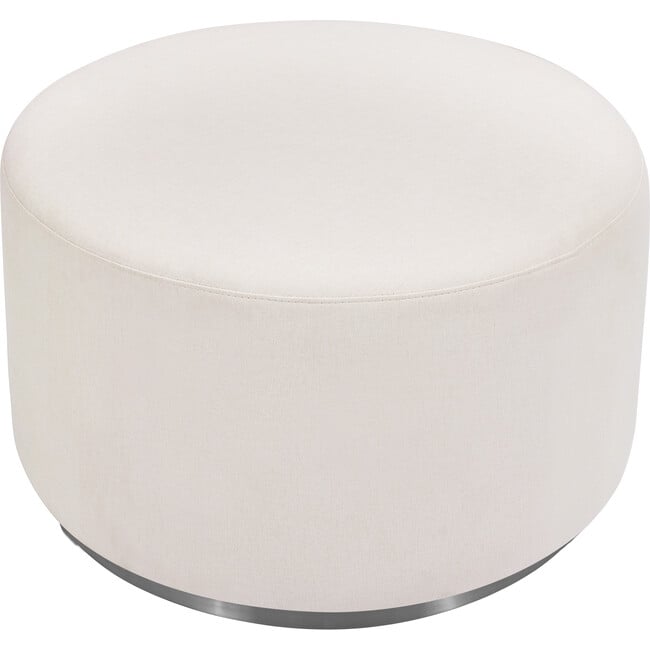 Tuba Gliding Ottoman, Performance Cream Eco-Weave - Ottomans - 5