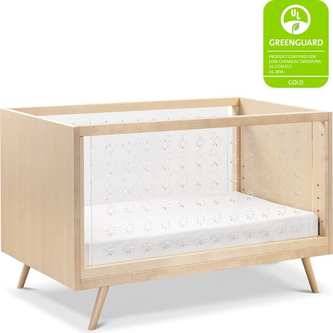 Nifty Clear 3-in-1 Crib, Natural Birch - Cribs - 6