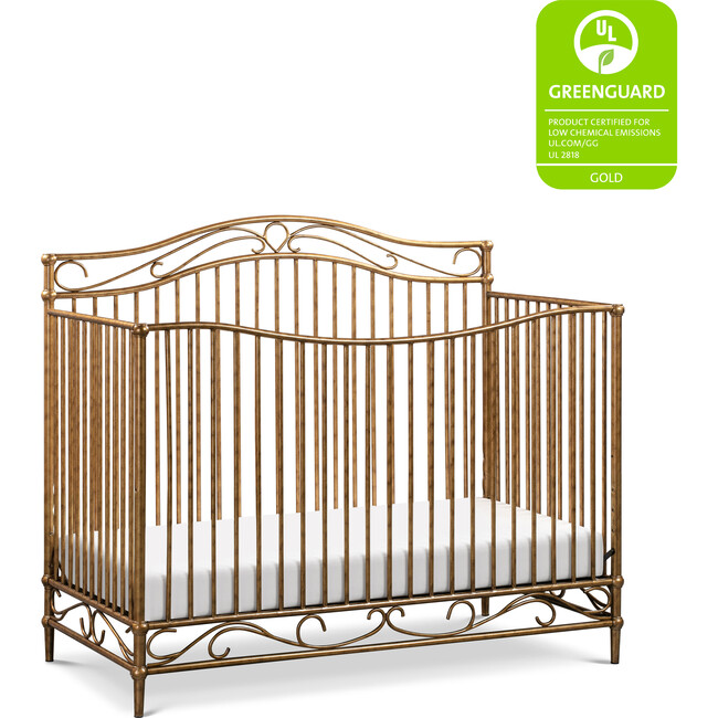 Noelle 4-in-1 Convertible Crib, Vintage Gold - Cribs - 7